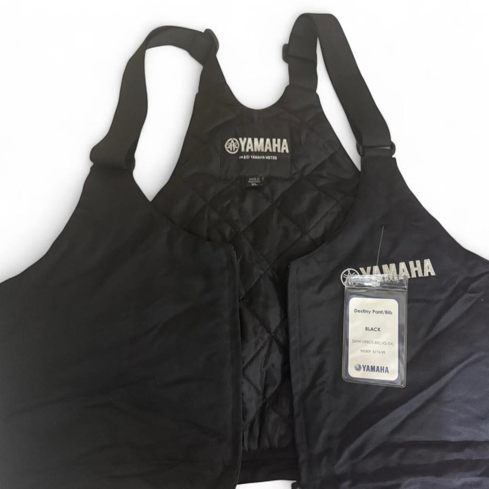 Yamaha Black Quilted Riding Vest